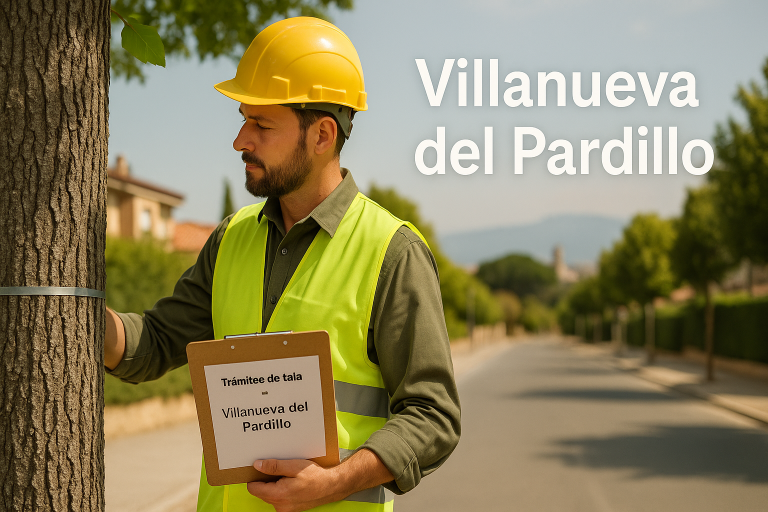 Informe de tala y trámite en Villanueva del Pardillo