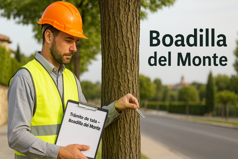 Informe para talar árbol en Boadilla