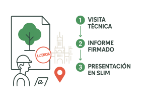 trámite de tala en Madrid